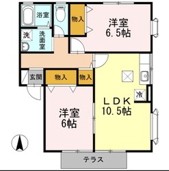 ラ・ベルメゾン　Ⅱの物件間取画像